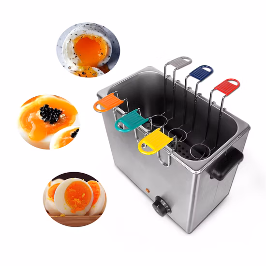 Stainless Steel Electric Egg Boiler and Cooker Machine for 8 Eggs
